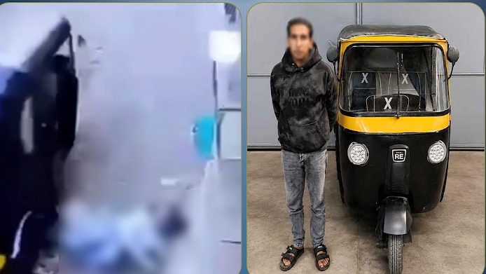 ضبط سائق توك توك صدم فتاتين بعد معاكستهما في الحوامدية